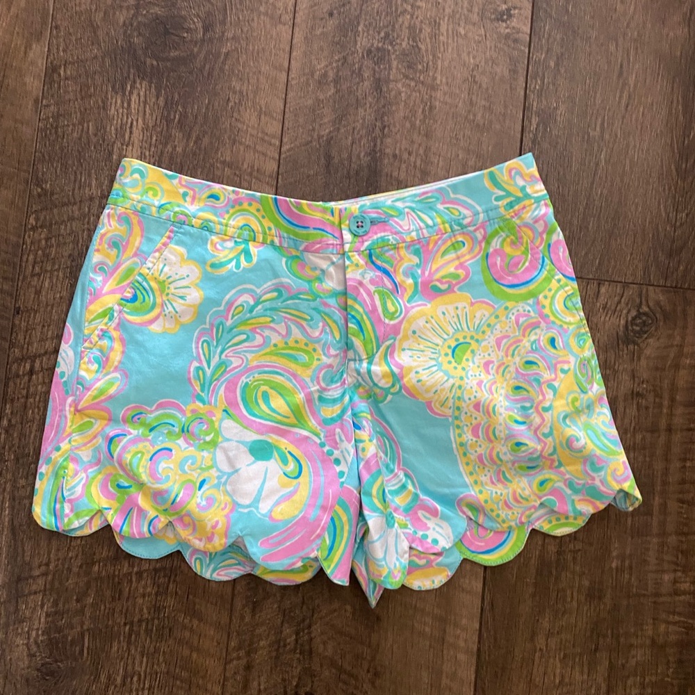 Lilly Pulitzer Buttercup Shorts size 00 NWT